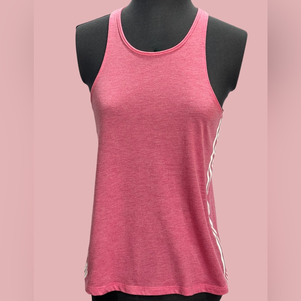 NWOT Adidas Pink Keyhole Back Tank Size S